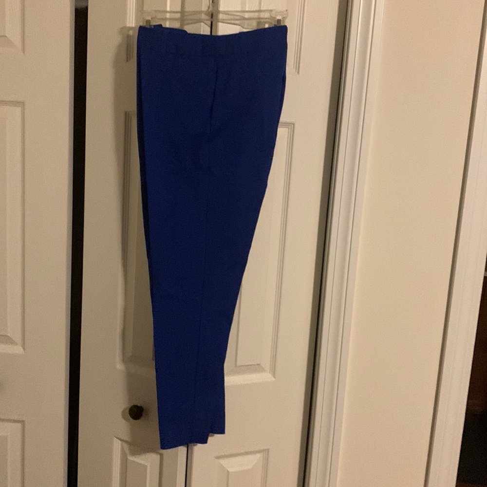 Royal blue classic ankle pant